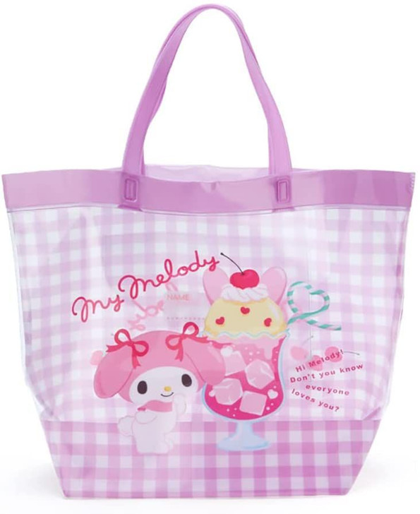 Sanrio Vinyl Summer Bag My Melody Gingham