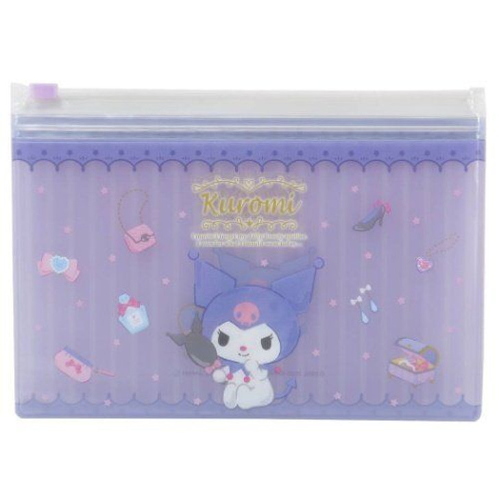 Sanrio Sanrio 2-Pocket Clear Case Happiness Girl Kuromi