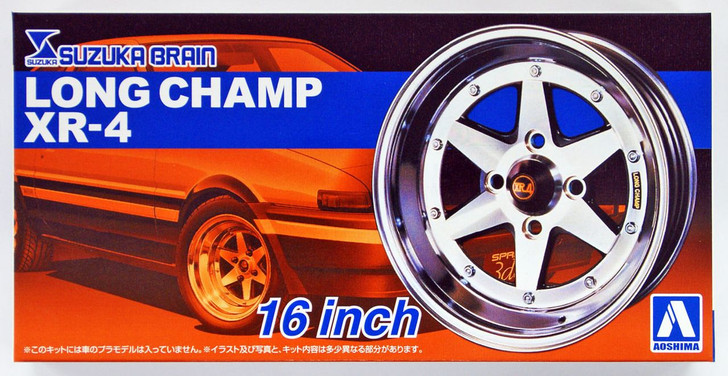 Tuned Parts 1/24 Long Champ XR-4 16inch Tire & Wheel Set