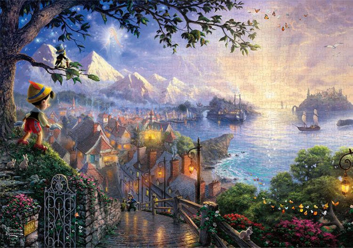 Jigsaw Puzzle Disney Pinocchio Wishes Upon A Star (1000 Pieces)