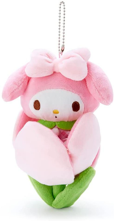 Marushin Sanrio Plush Keychain Mascot My Melody Tulip