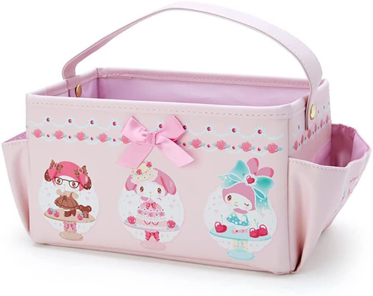 SWEETLOOKBOOKデザインシリーズ マイメロディコスメバスケット Cosmetic Basket Sweet Lookbook My Melody
