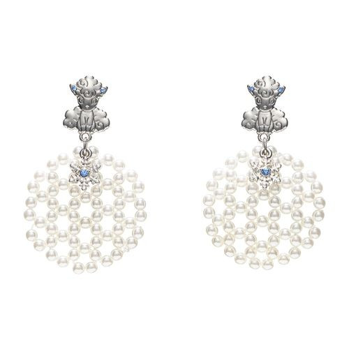 Pokemon Center Original Pokemon Accessory Earrings 70 Alolan Vulpix