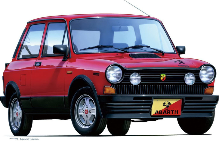 Fujimi Real Sports Car 1/24 Autobianchi A112 Abarth Plastic Model