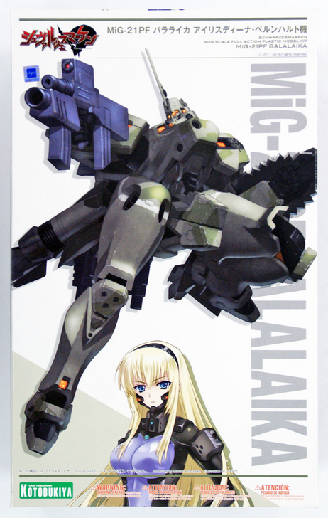 Kotobukiya KP375 MiG-21PF BALALAIKA Schwarzesmarken Non-Scale Full Action (4934054107209)