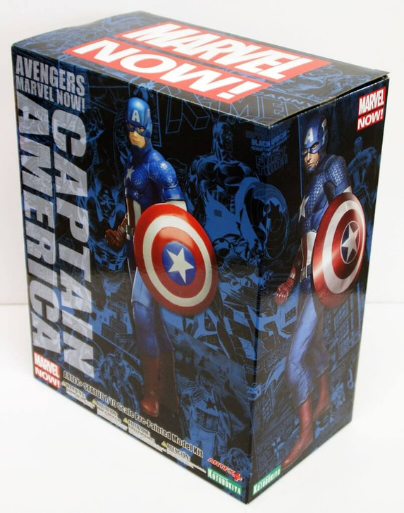 Kotobukiya MK155 ARTFX Avengers Captain America PVC Figure 1/10 Scale (4934054092451)