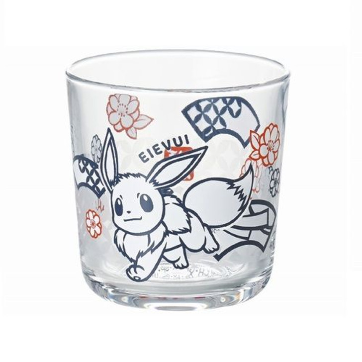 Pokemon Center Paper-Cutting Design Wide Tumbler Eevee