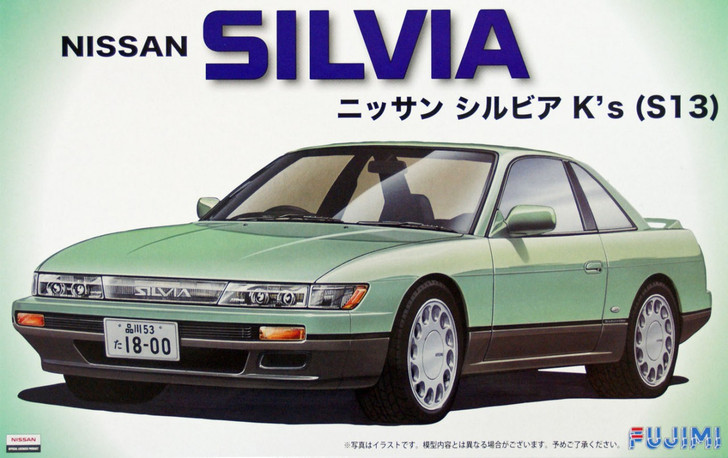 Fujimi ID-17 Nissan Silvia K's (S13) 1/24 Scale Kit (4968728038889)