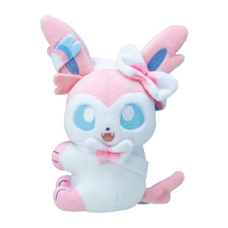 Pokemon Center Original Plush Doll Clip Mascot Play Rough! Sylveon