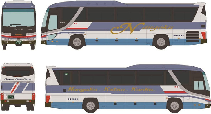 Tomytec The Bus Collection 18 Nangoku Kotsu Kanko Kagoshima (N scale)