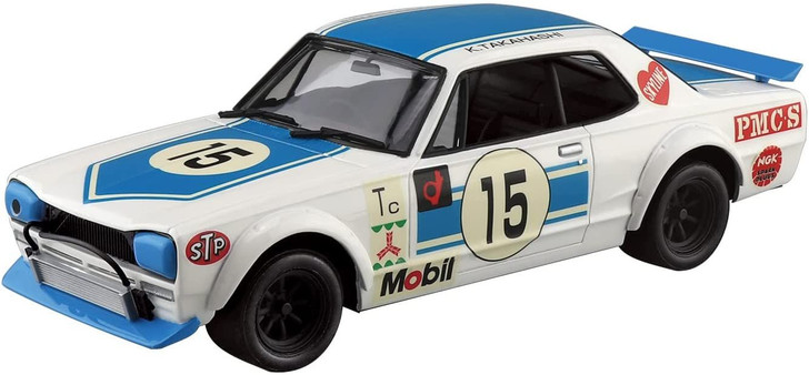 Aoshima The Model Car 1/24 RIP Kunimitsu Takahashi Hako-Suka GTR '50wins of  Glory' Plastic Model