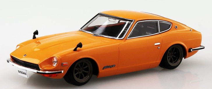 Aoshima The Snap Kit 1/32 Nissan S30 Fairlady Z Custom Wheel (Safari Brown) Plastic Model