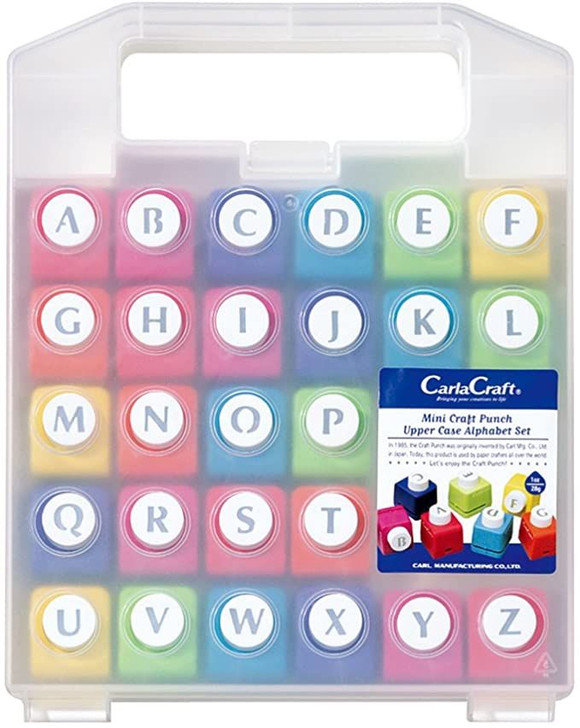Mini Craft Punch Uppercase Alphabet Set