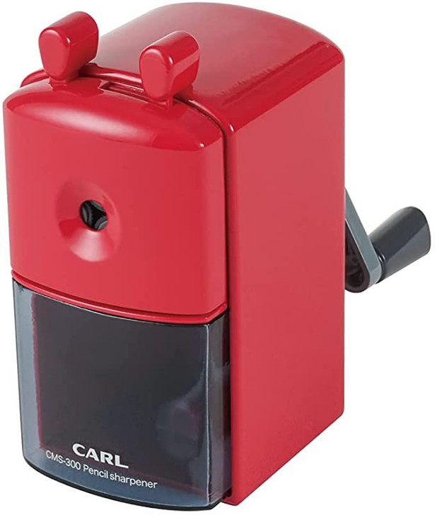 CARL Desktop Pencil Sharpener Red