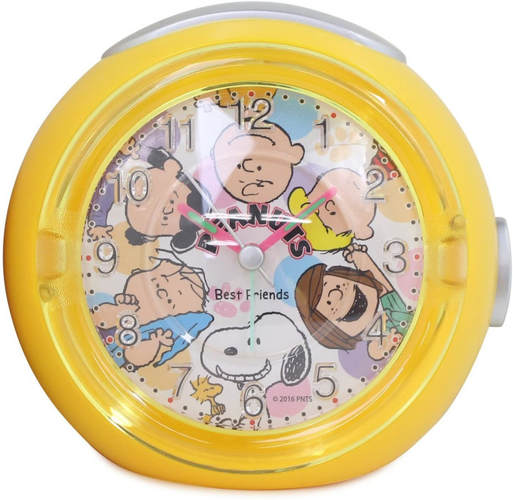 ALIAS Peanuts Snoopy LED Alarm Clock Yellow