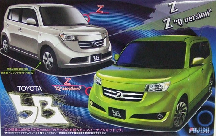 Fujimi ID-31 Toyota bB ZQ Z Q Version 1/24 Scale Kit (4968728036762)
