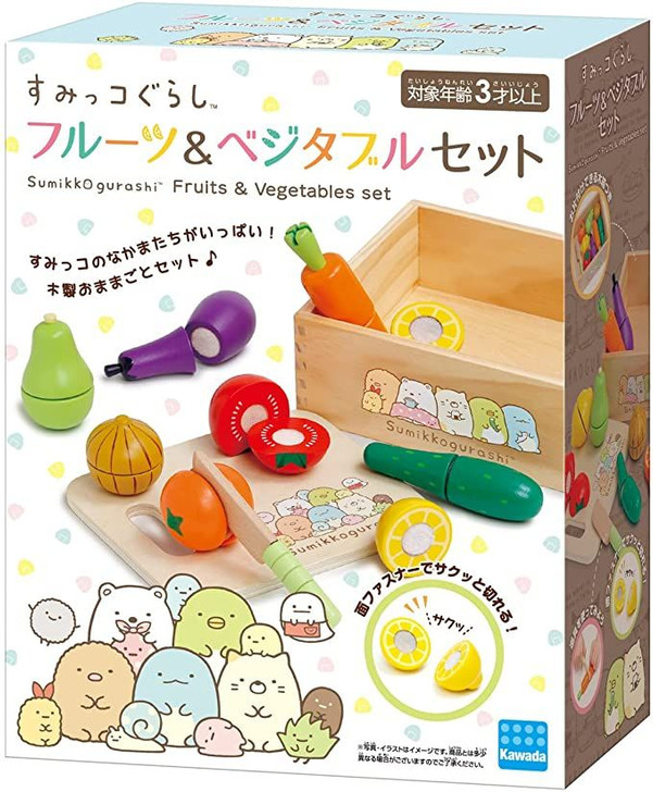 Kawada Sumikko Gurashi Fruits & Vegetables Set