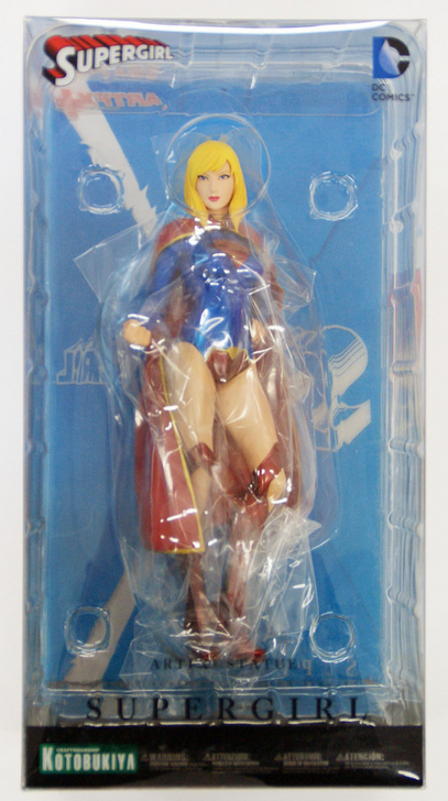 Kotobukiya SV93 ARTFX Super Girl New 25 Version PVC Figure 1/10 Scale (4934054901951)