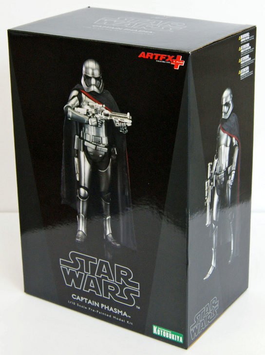 Kotobukiya SW108 ARTFX+ Star Wars Captain Phasma Force Awaken Figure 1/10 Scale (4934054902750)