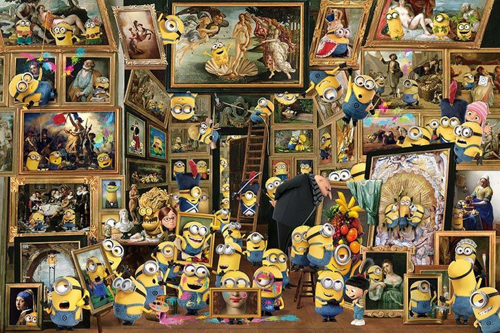 Jigsaw Puzzle Minions Museum of Minions Art (1000 Pieces)