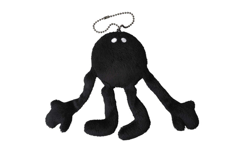 Medicom MLE Genevieve Gauckler Big Black Plush Doll Chain 4530956307534 (4530956307534)