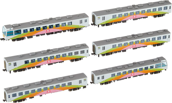 Microace A1121 Series 12 Yu Yu Salon Okayama Last Years 6 Cars Set (N Scale)