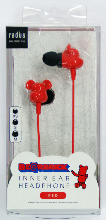 Medicom BE@RBRICK Inner EarphOne Red 4530956469645 (4530956469645)