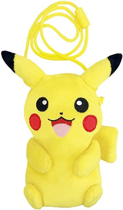 Unique730 Pokemon Plush Neck Pouch Pikachu