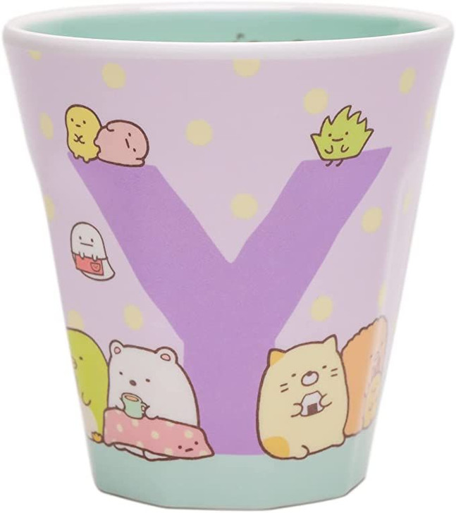 T's Factory Sumikko Gurashi Initial Melamine Cup Y