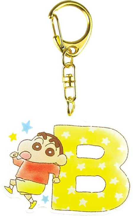 T's Factory Crayon Shin-chan Initial Acrylic Keychain B
