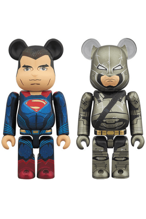 Medicom Bearbrick Be@rbrick SUPERMAN & ARMORED BATMAN 2 PACK 4530956535562 (4530956535562)