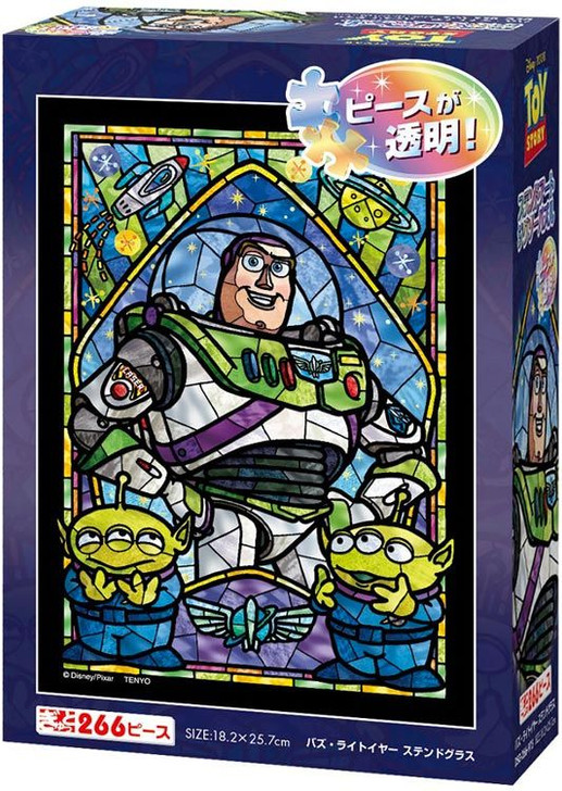 Tenyo DSG266-975 Jigsaw Puzzle Disney Buzz Lightyear (Stained Art) (266 S-Pieces)