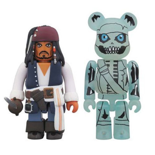 Medicom KUB+BEaR-302 KUBRICK JACK SPARROW & BARBOSSA 4530956303277 (4530956303277)