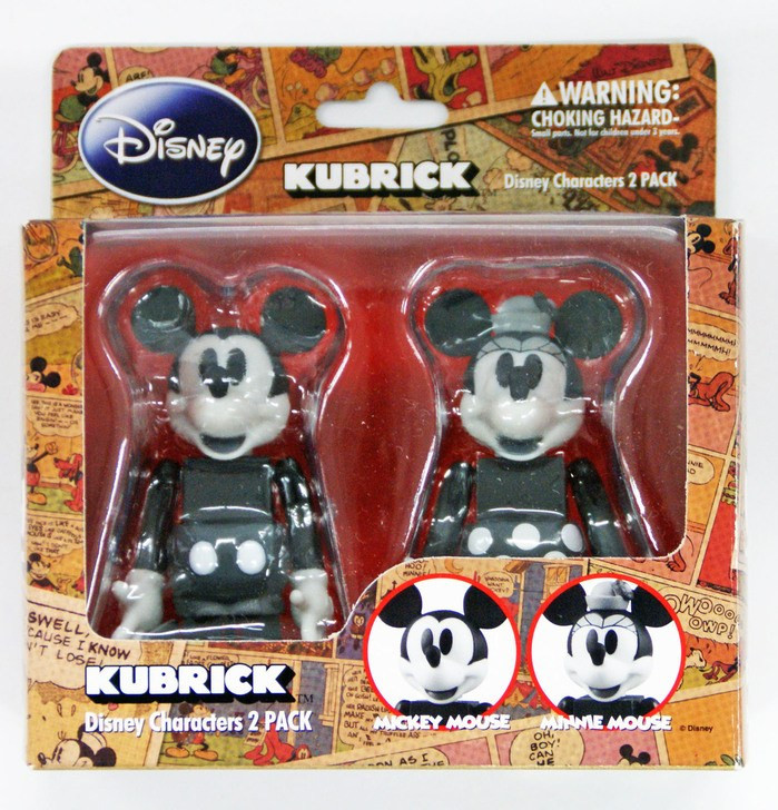 Medicom KUBRICK-259 MICKEY & MINNIE MOUSE (BLACK & WHITE ver.) 4530956172590