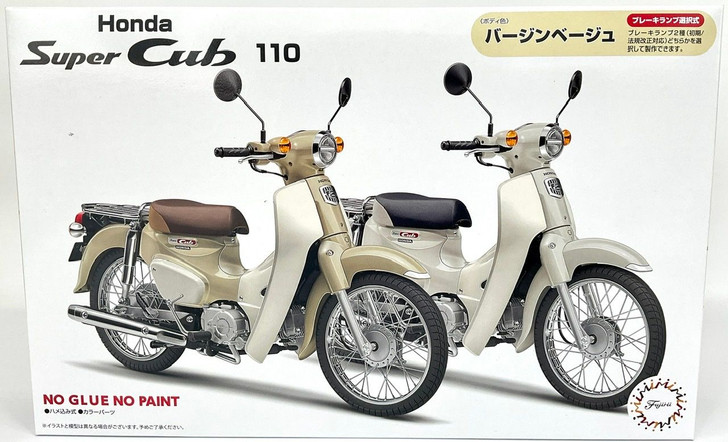 Fujimi 1/12 NEXT Series Honda Super Cub 110 (Virgin Beige) Plastic Model