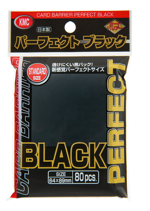 KMC Card Barrier Perfect Black 80pcs