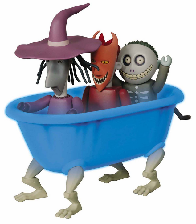 Medicom KUBRICK-304 LOCK SHOCK BARREL & BATHTUB (BLUE G.I.D.Version) 4530956173047 (4530956173047)