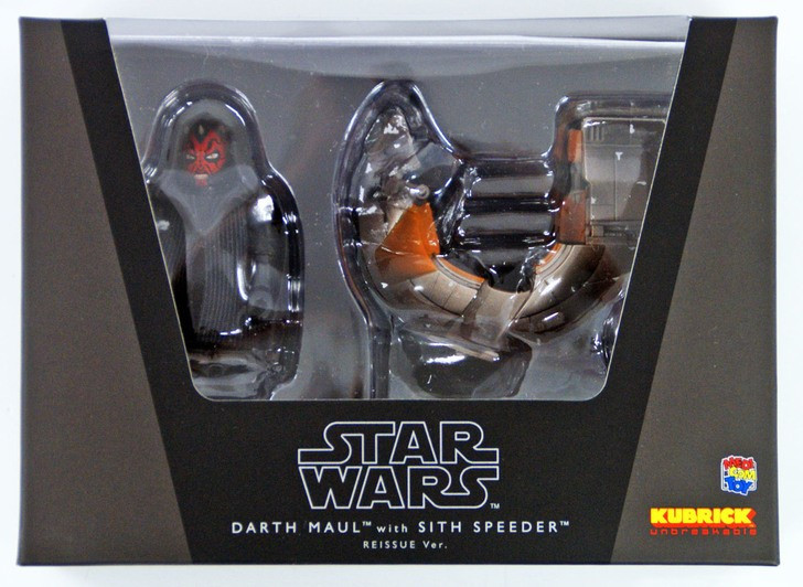 Medicom KUBRICK-309 STAR WARS Darth Maul with Sith Speeder Reissue Ver.