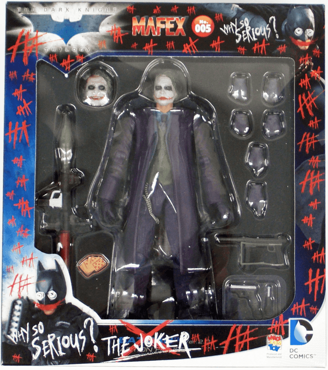 Medicom MAFEX 005 THE DARK KNIGHT HT THE JOKER Figure 4530956470054