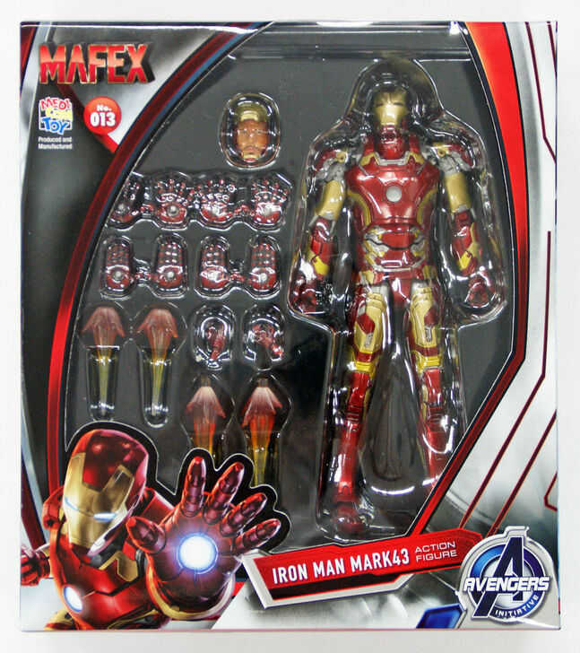 Medicom MAFEX 013 Iron Man Mark 43 Marvel Avengers Age of Ultron  4530956470139