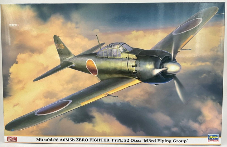 Hasegawa 1/32 Mitsubishi A6M5b Zero Fighter Type 52 Otsu 653 Air Plastic Model