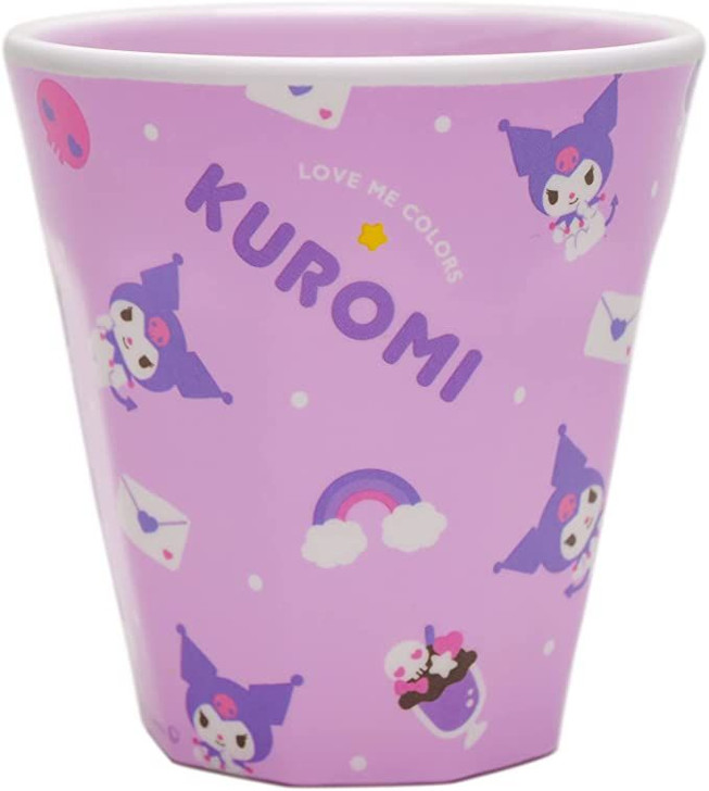 T's Factory Sanrio W Melamine Cup Love Me Colors Kuromi