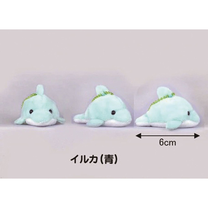 Amuse Puchimaru Animals DX Plush Doll Dolphin (Blue)