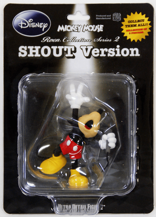 Medicom UDF-126 Ultra Detail Figure Mickey Mouse Shout (Roen Collection) (4530956151267)