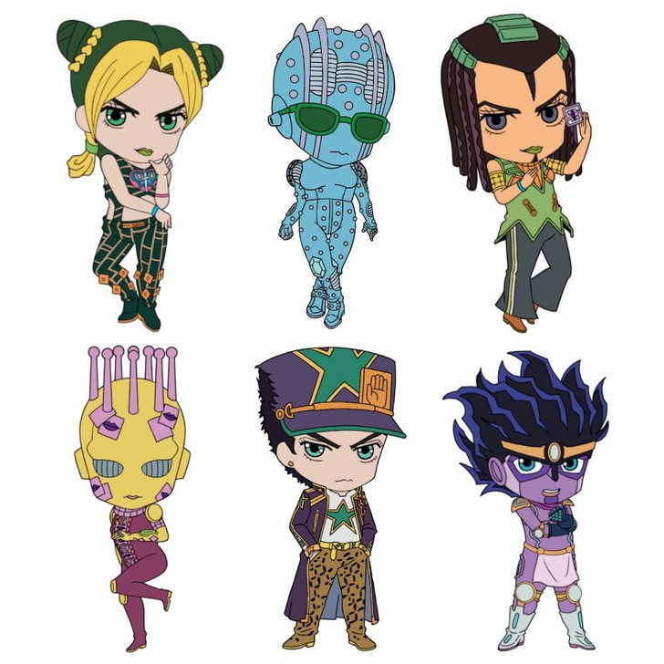 Medicos Rubber Strap Collection Vol.1 1Box 6pcs Complete Set (JoJo's Bizarre Adventure: Stone Ocean)