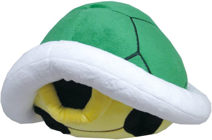 San-ei Plush Doll Super Mario Item Cushion Green Shell