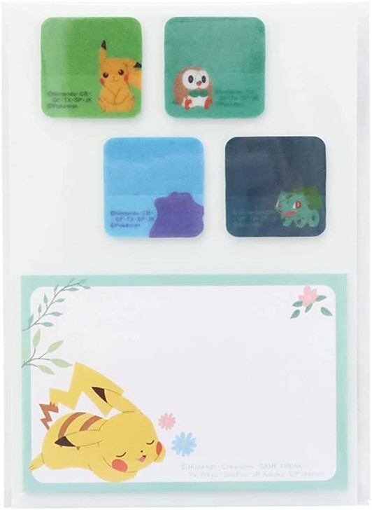 Marimocraft Pokemon Sticky Note Set Botanical