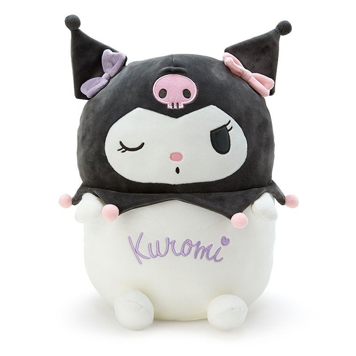 Sanrio Character Shaped Plush Doll Cushion Kuromi