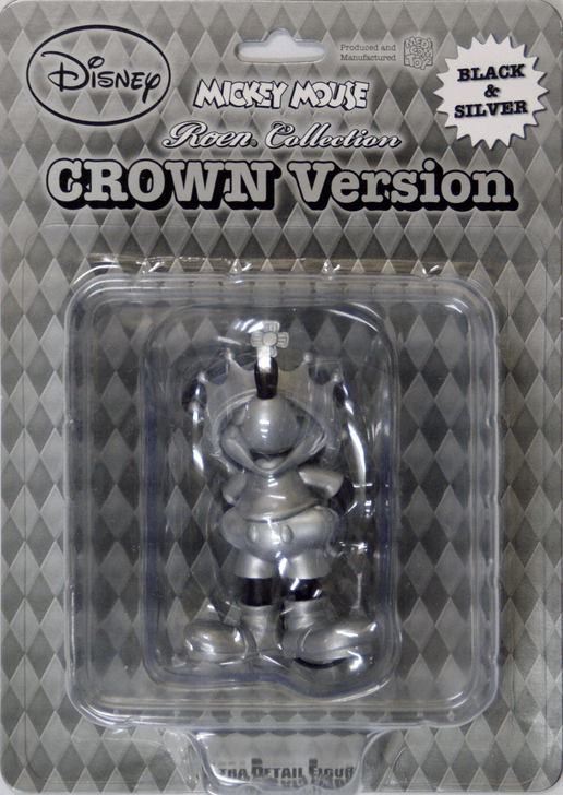 Medicom UDF-163 Ultra Detail Figure Disney Mickey Mouse  Crown Version B&S (4530956151632)
