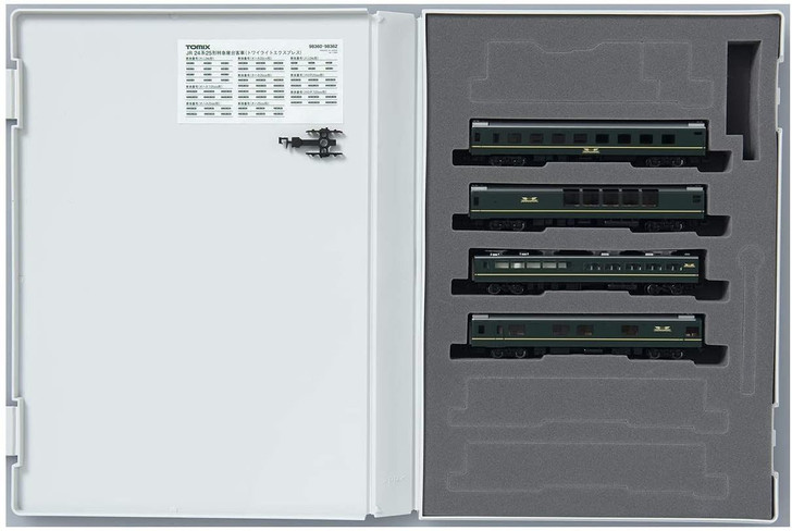 Tomix 98360 JR Series 24 Type 25 Sleeping Cars 'Twilight Express' 4 Cars Add-on Set A (N scale)